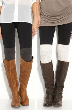 boots socks leggings